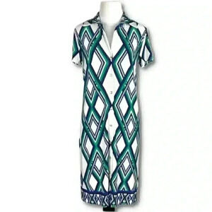 Anne Klein dress size PS Multicolored geometric